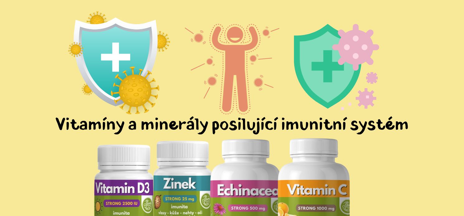 Víte, které vitamíny a minerály posilují imunitní systém?